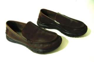 KALSO EARTH Shoe Negative Heel Mens Brown Leather Loafer 10M  