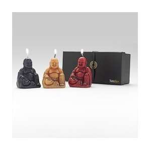  3 Sitting Buddhas Candle Beauty