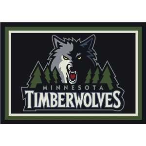  NBA Team Spirit Rug   Minnesota Timberwolves Sports 