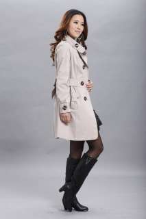 NEW Womens Double breasted Trench Coat/Jacket  