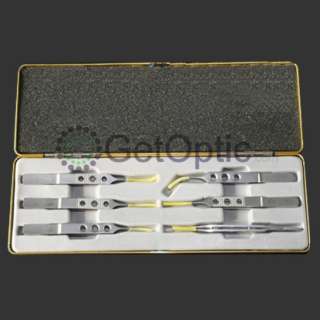 pcs Micro Corneal Suture Tying Forceps Set Ophthalmic Surgical 