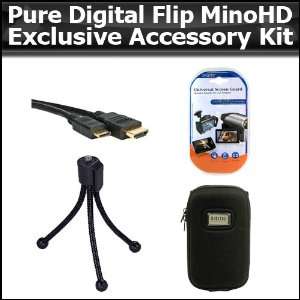  Kit For the Pure Digital Flip MinoHD Camcorder 2nd Generation 