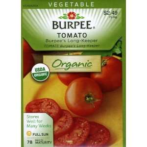  Burpee 67576 Organic Tomato Burpees Longkeeper Seed 