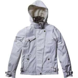  Fox Blindside White Juniors Full Zip Hoodie Jacket (X 