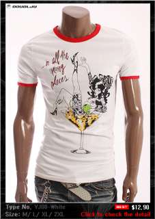 doublju1 Mens Short Sleeve T shirts Tee Collection 1  