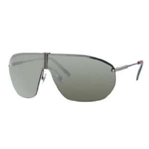 Gucci Sunglasses 2201 / Frame Semi Matte Dark Ruthenium Lens Brown 