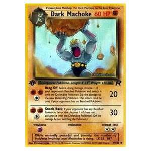  Pokemon   Dark Machoke (40)   Team Rocket Toys & Games