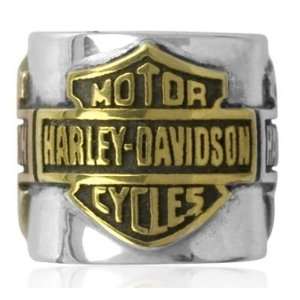 Harley Davidson® Bar & Shield Sterling Silver with Multi Gold Plating 