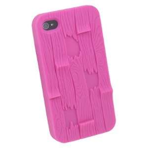   Three dimensional Relief bark Silicone Cover Case For iPhone 4 4G 4S