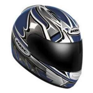  KBC TK 8 SLICK BLU_SIL XL MOTORCYCLE Full Face Helmet 