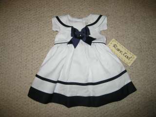    Sleeveless Dress Girls Clothes 6m Spring Summer Baby Sailor  