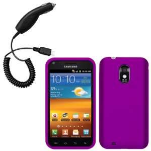 Cbus Wireless Purple Silicone Case / Skin / Cover & Car Charger for 