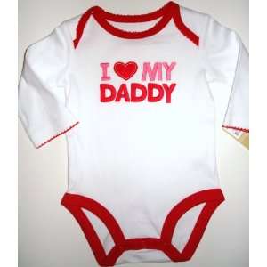  24 Months Carters Girls Onesie Bodysuit I Love My Daddy 
