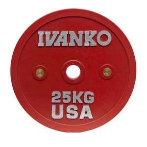  Ivanko CBPP 5kg Calibrated Olympic Plate Pair Sports 