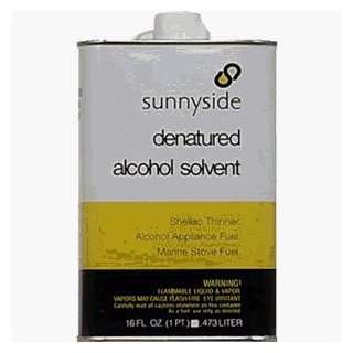  Sunnyside 93416 Denatured Alcohol Solvent, Pint (12 Pack 