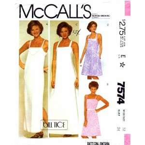  McCalls 7574 Vintage Sewing Pattern Bill Tice Sundress 