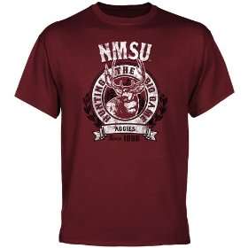   Mexico State Aggies The Big Game T Shirt   Maroon
