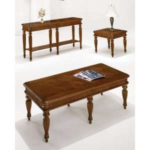   Occasional Table Set in West Indies Cherry Finish Furniture & Decor