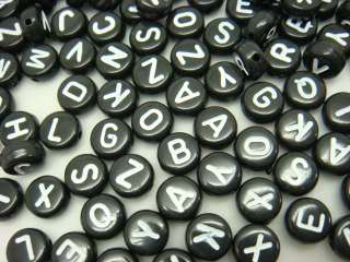 11 Kinds Loose Acrylic Number/Letter Beads   ASSORTED BSC  