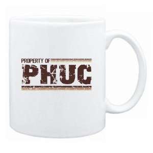  New  Property Of Phuc Retro  Mug Name