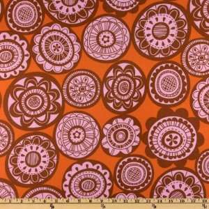 54 Wide Summersault Laminated Cotton Cartwheel Blush Fabric By The 