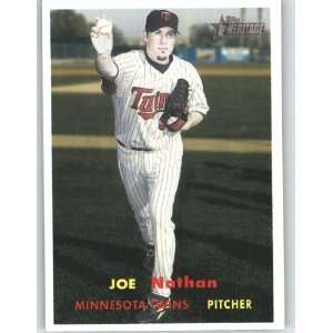  2006 Topps Heritage #127 Joe Nathan SP   Minnesota Twins 