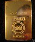 ZIPPO LUCKY STRIKE 1989 BULL WITH TEXT RARE NEW MIB items in 