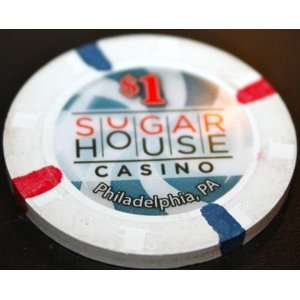 Sugar House Casino Philadelphia, PA, $1.00 Casino Chip