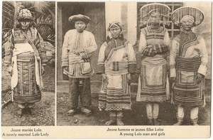 China The Lolo people of Yunnan   early ppc  