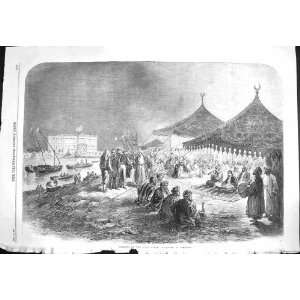  1869 Opening Suez Canal Festival Ismailia River Boats 