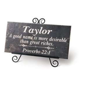 Personalized Good Name Stone Plaque 