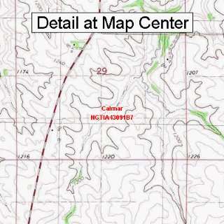   Quadrangle Map   Calmar, Iowa (Folded/Waterproof)