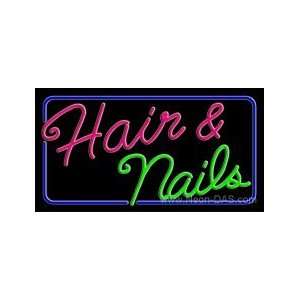  Hair Nails Neon Sign 20 x 37