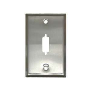  CABLES TO GO DB15 D SUB WALL PLATE STAINLESS STEEL Rugged 