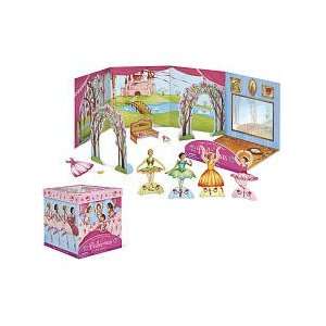  Peaceable Kingdom / Ballerinas In A Box Paper Doll Playset 