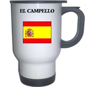  Spain (Espana)   EL CAMPELLO White Stainless Steel Mug 