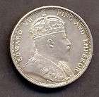 STRAITS SETTLEMENTS 1904 $1 Silver Crown XF  