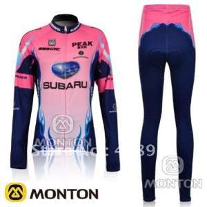  new 2011 subaru women long sleeve cycling jerseys and 