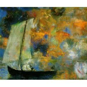  Hand Made Oil Reproduction   Odilon Redon   32 x 26 inches 