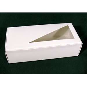 Piece 1 lb. Candy Box with Triangular Window 7 1/8 x 3 3/8 x 1 7/8 