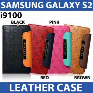 SAMSUNG GALAXY S2 i9100 DIARY WALLET CASE COVER   PINK  