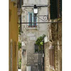  Streetlight, Rovinj Old Town, Istria, Croatia Photographic 