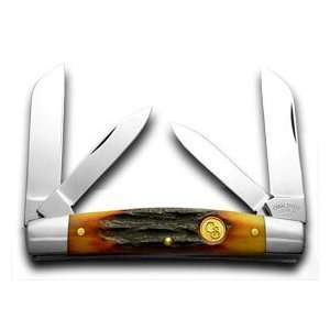CANAL STREET CUTLERY CO Amber Stag Bone Congress 1/300 Pocket Knife 