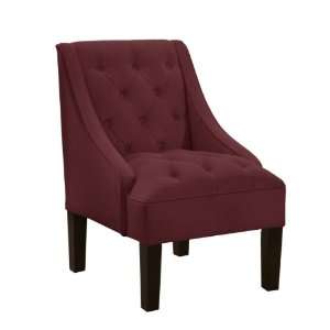  Skyline Furniture A 79 1VBERY Tufted Swoop Arm Chair 