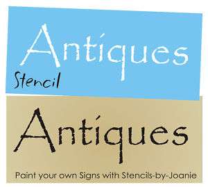 Stencil Antiques Primitive Blocks Signs Collectibles  