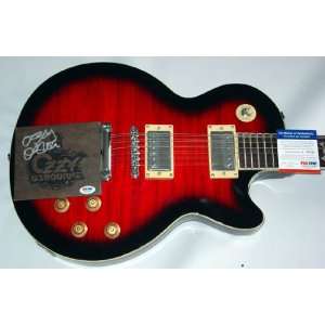  Ozzy Osbourne Autographed Signed 12 String Guitar & PSA 