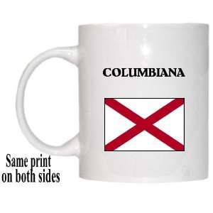    US State Flag   COLUMBIANA, Alabama (AL) Mug 