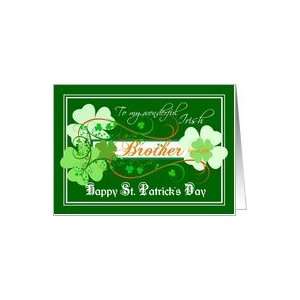  St. Patricks Day Card   Brother in Law Card Health 