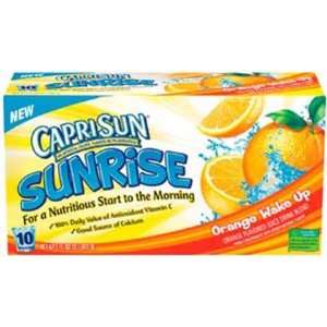 CapriSun Sunrise Orange Wake Up 10 ct   4 pack  Grocery 