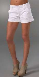 NEW 2011 Alice Olivia White Cady Cuff Shorts $155 US 8  